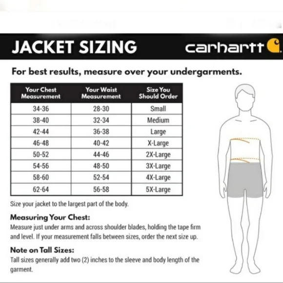 Mens Carhartt Denim Work Jacket - Picture 8 of 8